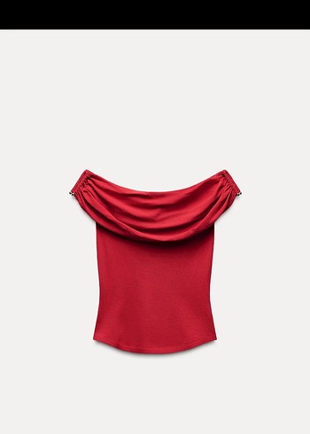 Zara kayıkçı yaka bluz
