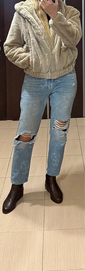 Peluş mont