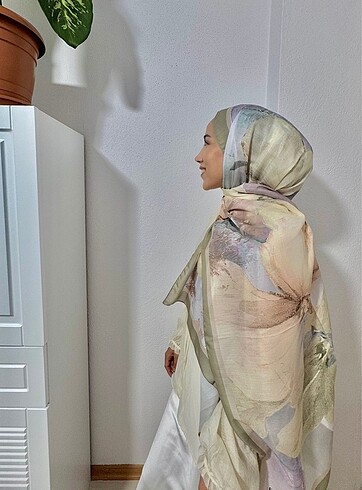 Gül desen soft şal