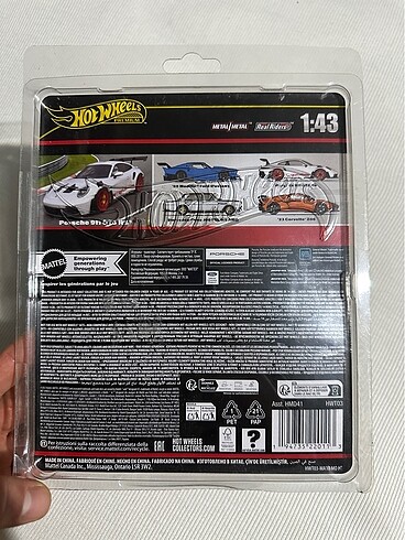 Hot wheels Porsche 911 Gt3 RS 1.43