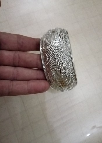 vintage çelik Bileklik - Görsel 7