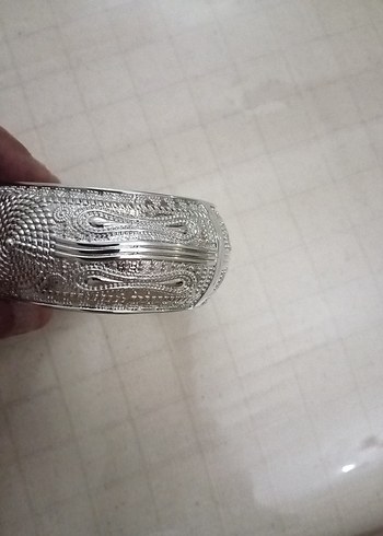 vintage çelik Bileklik - Görsel 4