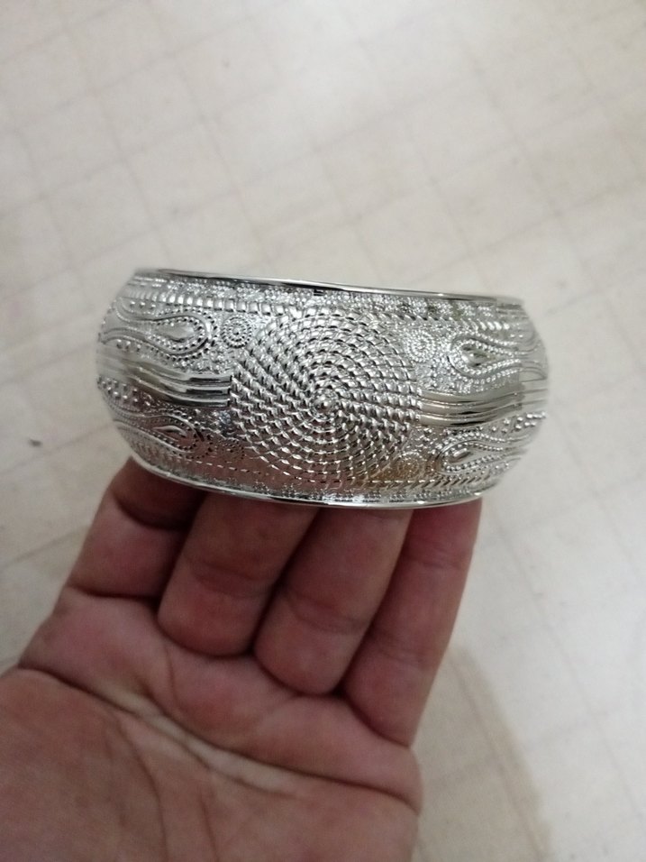 vintage çelik Bileklik - Görsel 2