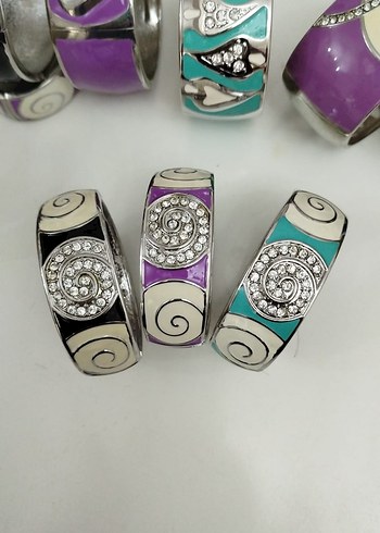 Renkli Payetli Bohem Vintage Bileklik - Görsel 3