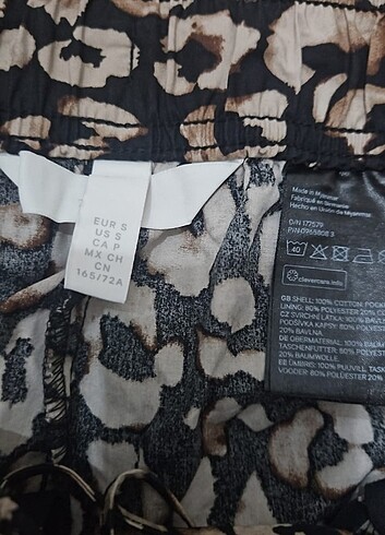 H&M H&M marka Leopar desenli Şort