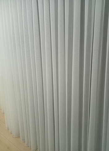 Taç Orjinal sıfır tül perde en 300 cm sık pile