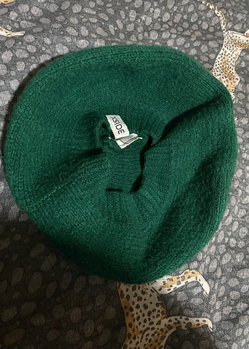 Kadın Yeşil Örgü Bere - Görsel 2