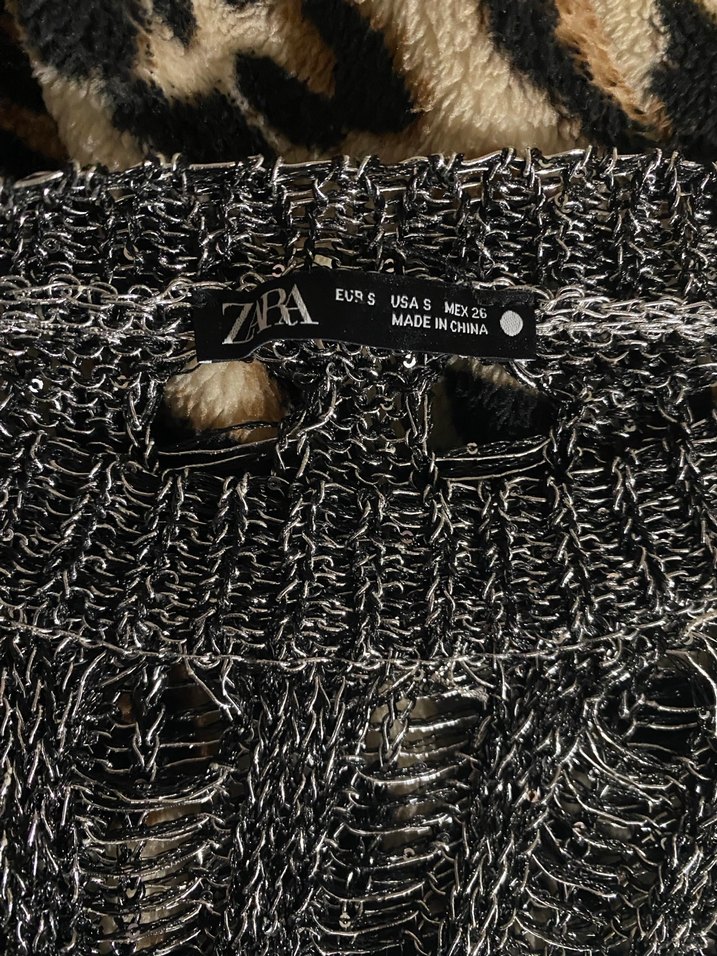 Gri Örgü Kadın Kazak - Görsel 2