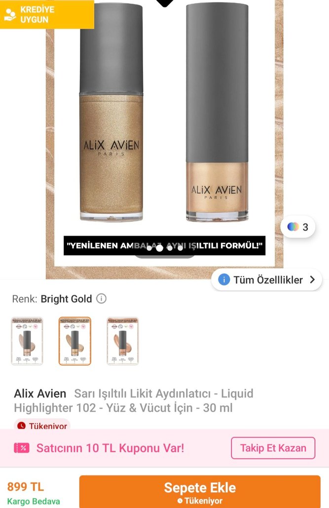 Alix Avien Highlighter - Görsel 4