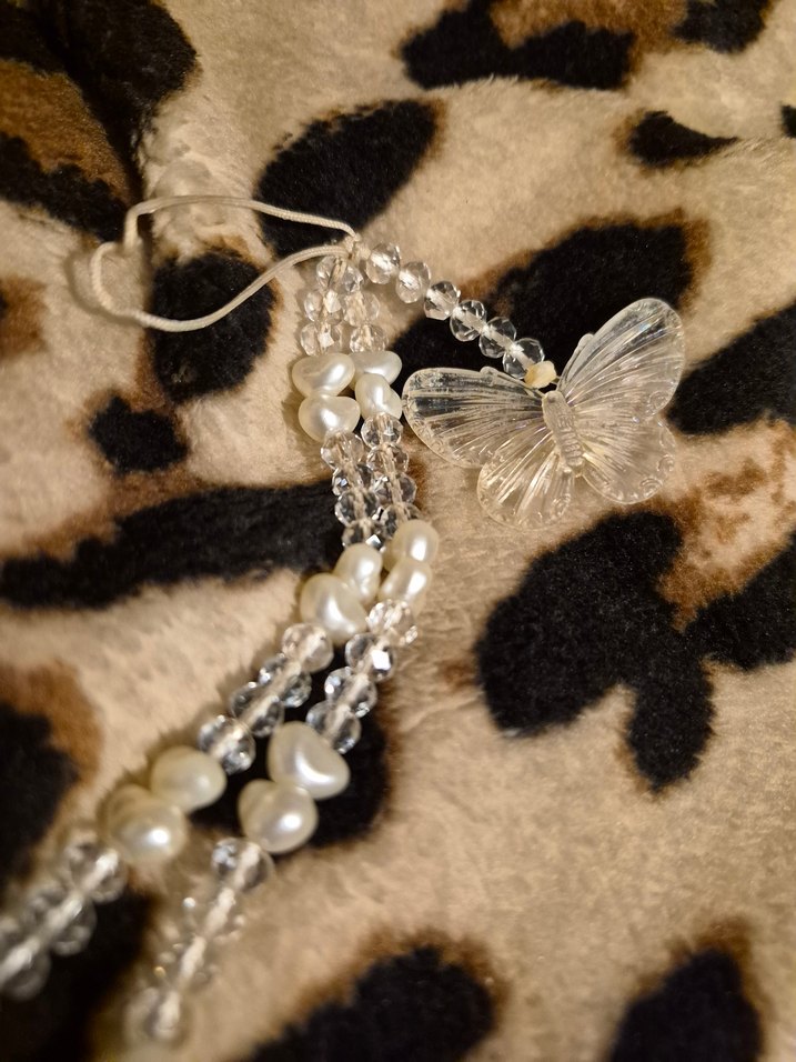 Boncuklu Kelebek Charm - Görsel 2