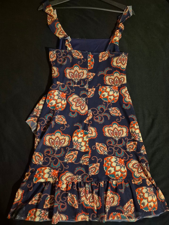 Çok Renkli Bohem Elbise - Görsel 5