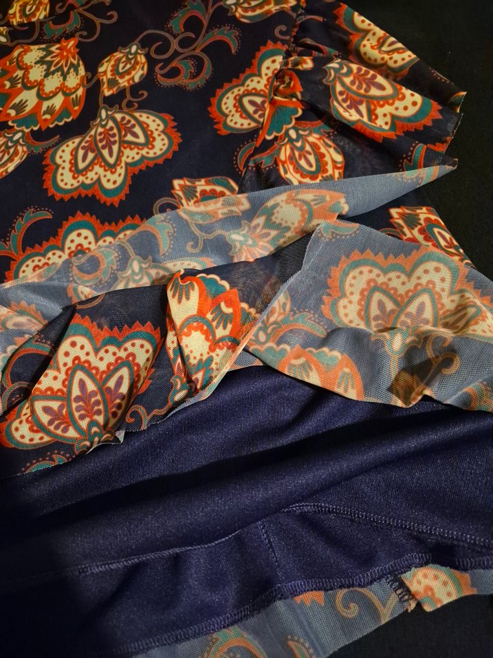 Çok Renkli Bohem Elbise - Görsel 2