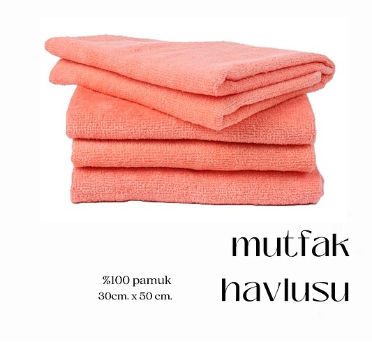 4 lü pamuklu mutfak havlusu
