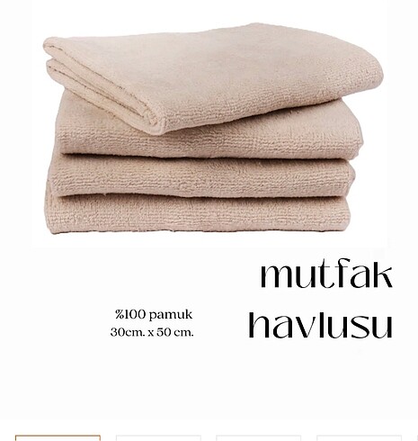 Beden 4 lü pamuklu mutfak havlusu