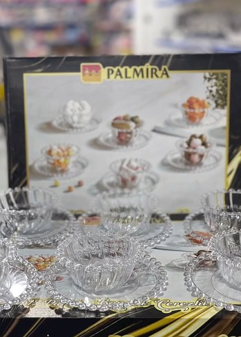 Palmira 6'lı Bohem Tarzı mika çerezlik seti