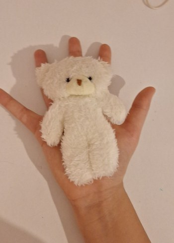Beden Beyaz Peluş Ayıcık Oyuncak