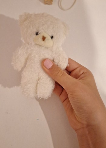 Beden Renk Beyaz Peluş Ayıcık Oyuncak