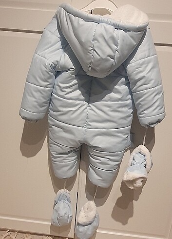 1 Yaş Beden mavi Renk Bebek Montu