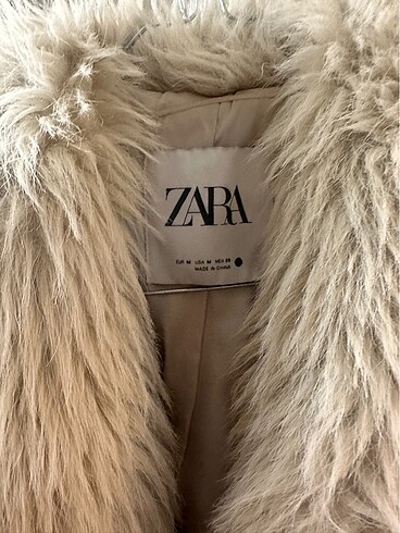 m Beden Zara kürk