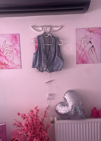 Zara Sik Gri Kolsuz Kruvaze Yelek