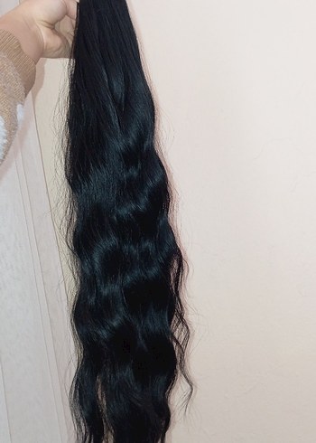 tokalı at kuyruğu takma saç - Görsel 4