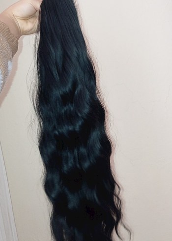 tokalı at kuyruğu takma saç - Görsel 3