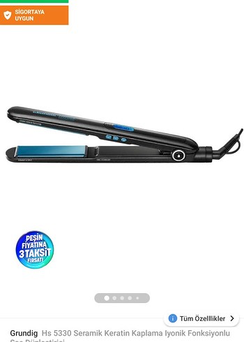 Grundig keratin saç düzleştiricisi - Görsel 2
