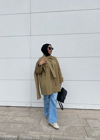 Camel Rengi Midi Trençkot