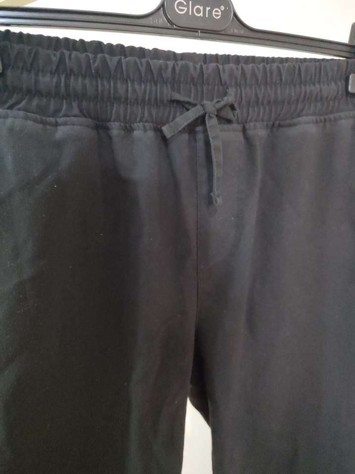 Siyah Rahat Kesim Erkek Kumaş Pantolon - Görsel 3