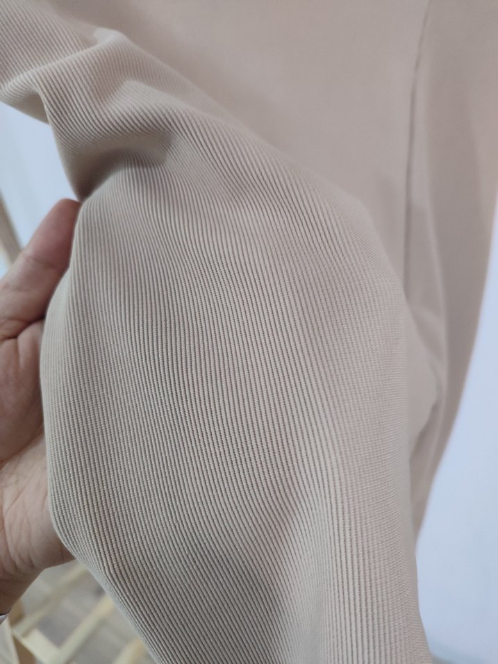 Bej Mini Dar Kesim Etek - Görsel 2