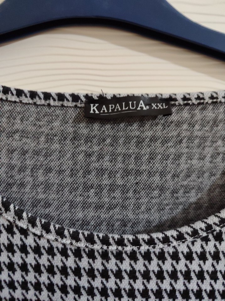 Gri Midi Kadın Salaş Elbise - Görsel 2