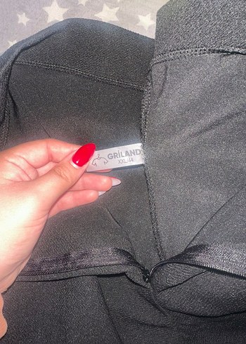 Siyah Kumaş Pantolon - Görsel 2