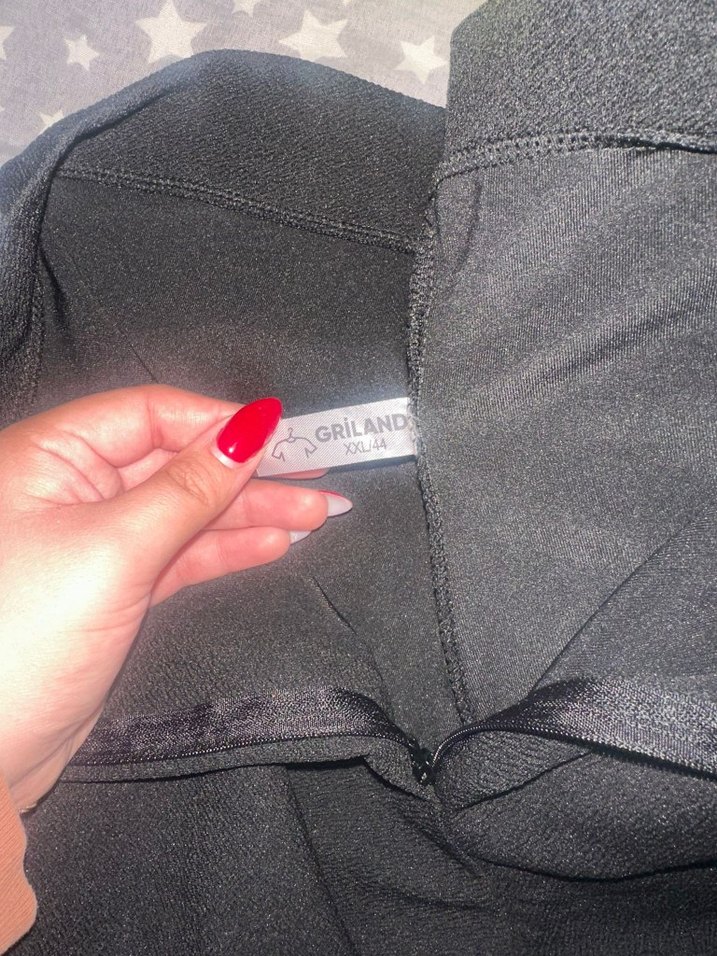 Siyah Kumaş Pantolon - Görsel 2