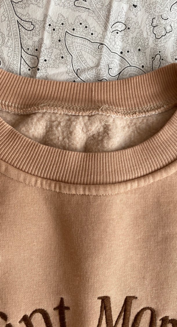 Kadın oversize kesim içi Polarlı sweatshirt - Görsel 3