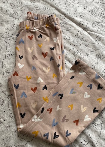 Bej Renkli, kalpli İspanyol paça Kız Tayt - Görsel 3