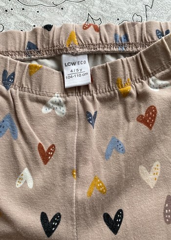 Bej Renkli, kalpli İspanyol paça Kız Tayt - Görsel 2