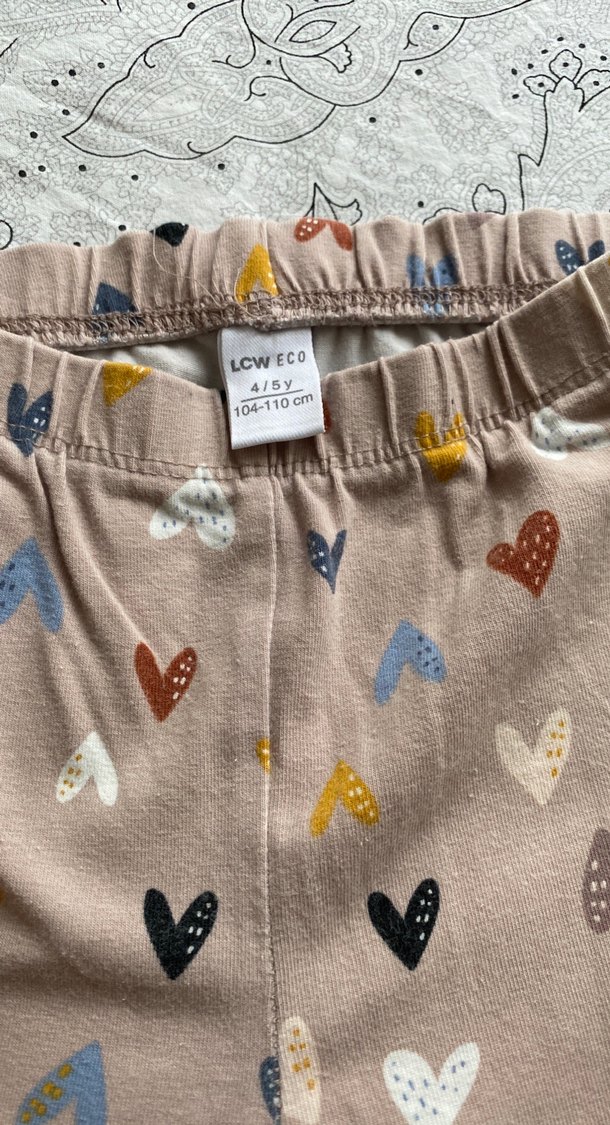 Bej Renkli, kalpli İspanyol paça Kız Tayt - Görsel 2