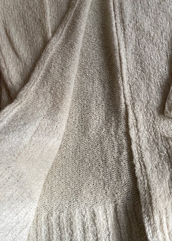 Kapüşonlu Örgü Kadın Hırka oversize m-L uyumlu - Görsel 5