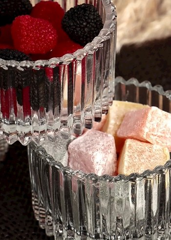 6 parça cam çerezlik magnolia kasesi - Görsel 3