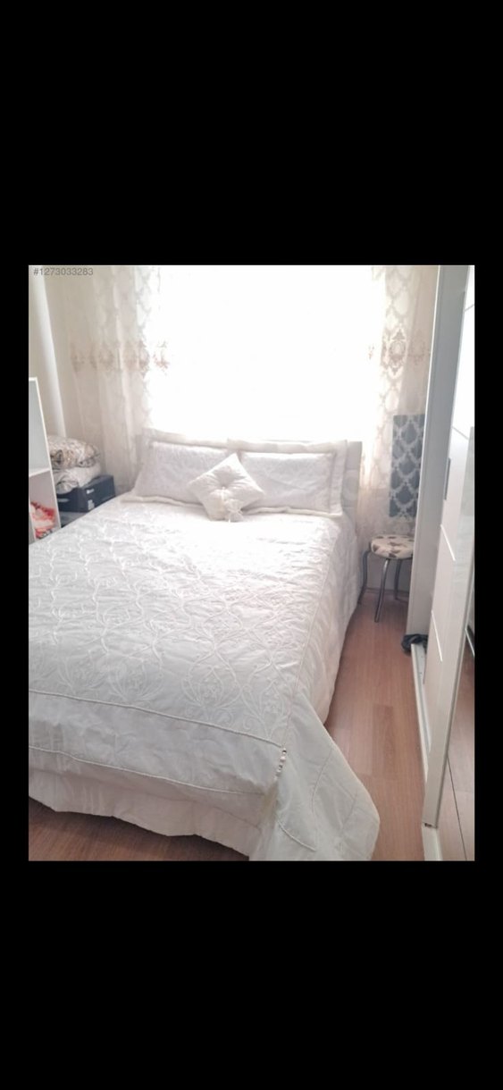 İşlemeli Beyaz Yatak Örtüsü - Görsel 5