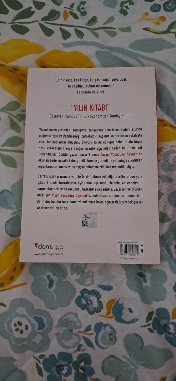 İnsan Vücuduna Seyahat - Gavin Francis - Görsel 2