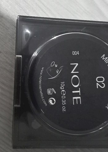 Note Cosmetics Mineral Mat Bitişli Toz Pudra 02 Orta Açık - Görsel 3