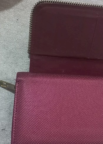 Bordo Fermuarlı Kadın Portföy Cüzdan - Görsel 4