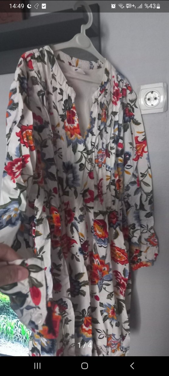 Çiçek Desenli Bohem  Tunik - Görsel 2