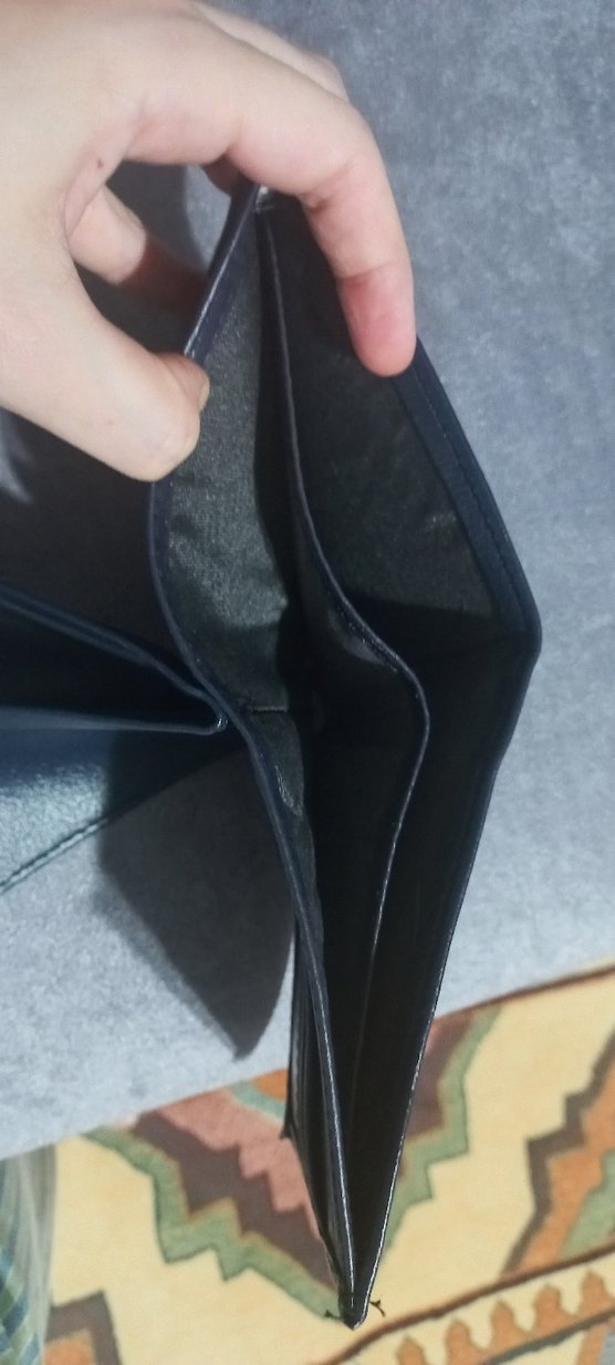 lacivert Baskılı Erkek Cüzdan - Görsel 3