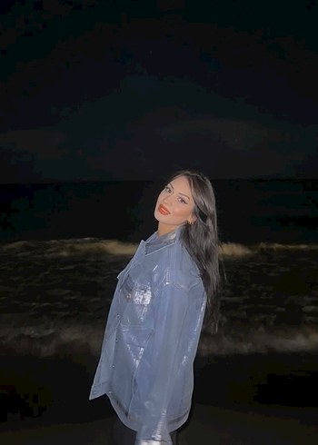 Koton Koton Kadın Mavi Düğmeli Midi Denim Ceket