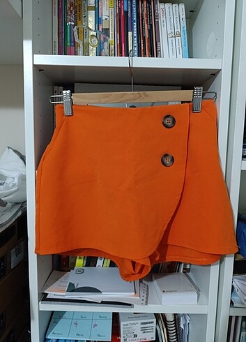 Mini Turuncu Şort Etek 