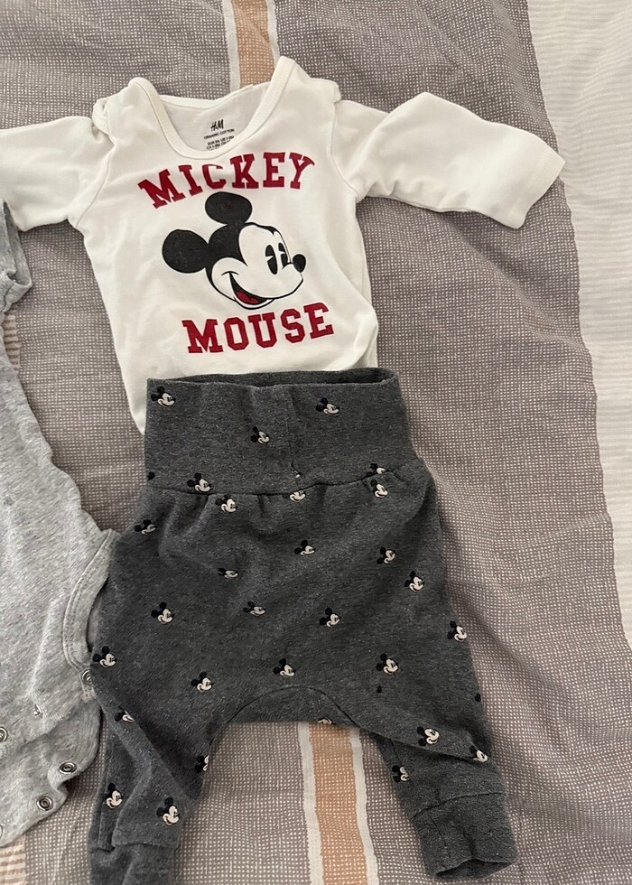 H&M alt üst takım ve carters zıbın - Görsel 2