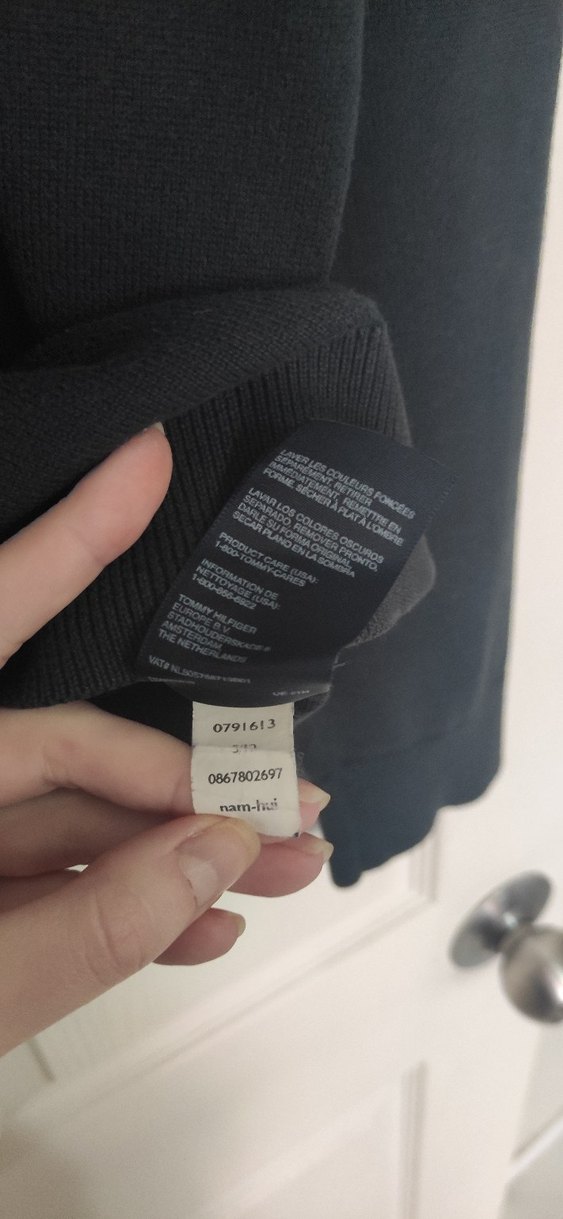 Erkek Siyah V Yaka Pamuklu Kazak - Görsel 5