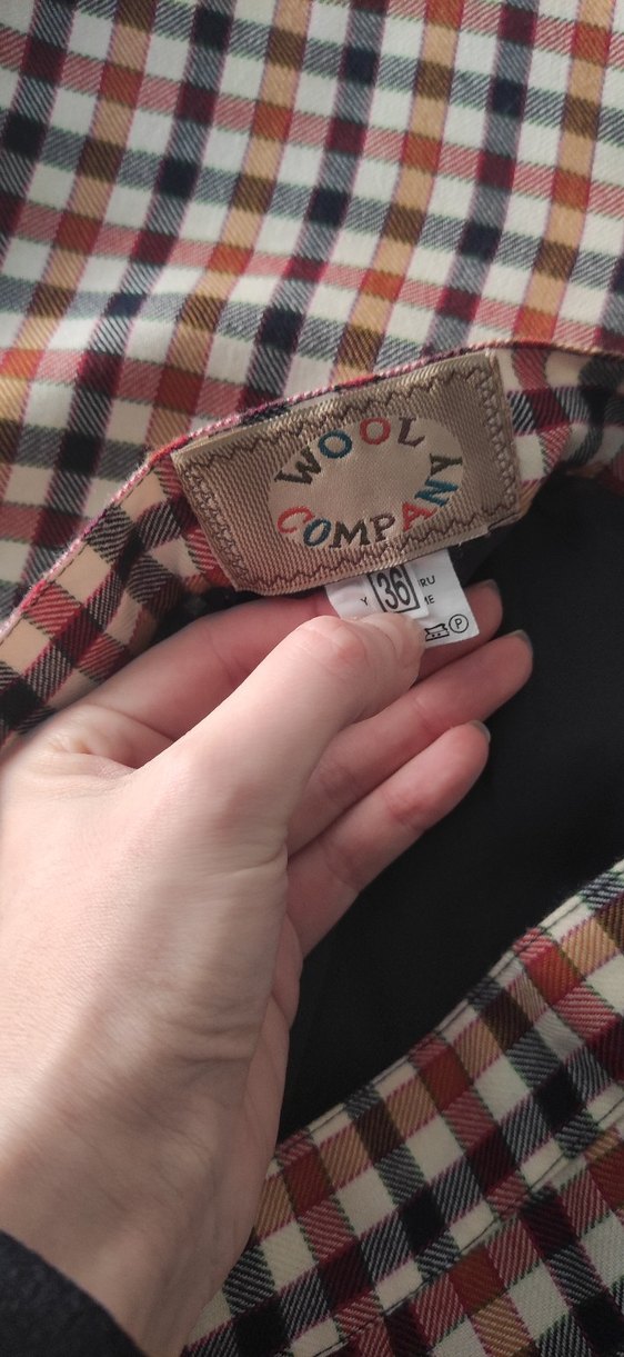 Kadın Ekose Kalem Etek - Görsel 4